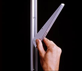 Click Systems - The Click bracket slotted into its upright